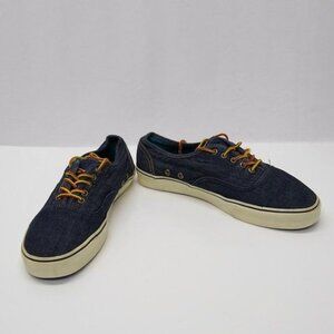 American Eagle Mens Size US 11 Denim Lace Up Low Top Casual Slip On Loafer Shoes